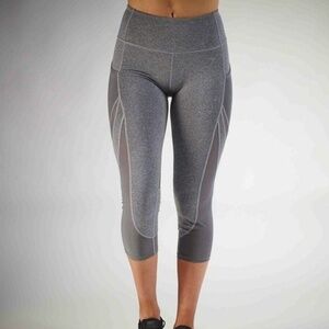 Gymshark Sleek Sculpture Mesh Crop Leggings